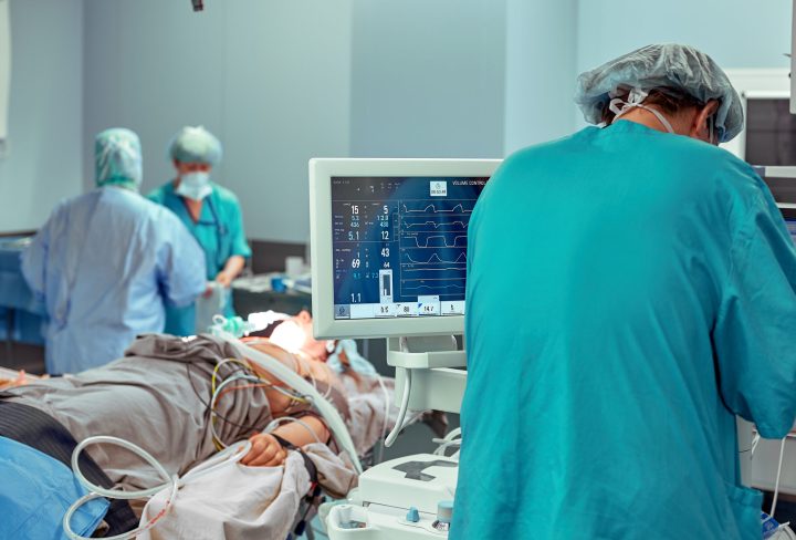 The doctors and nurses brainstorm power assisted surgery.